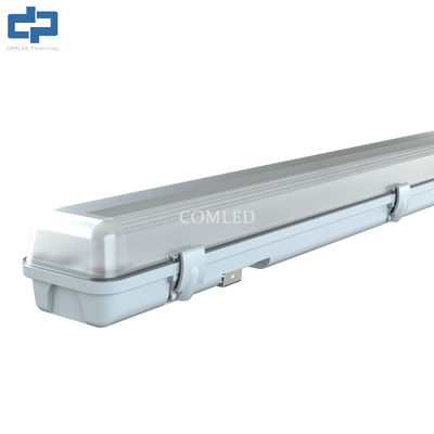 Car park lighting fixture 4 feet tri-proof LED Batten Light with Emergency Battery